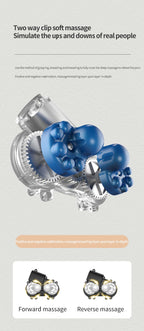 Electric Rechargeable Travel Pillow Relax Massager Heated Vibrating Soft Neck Massage