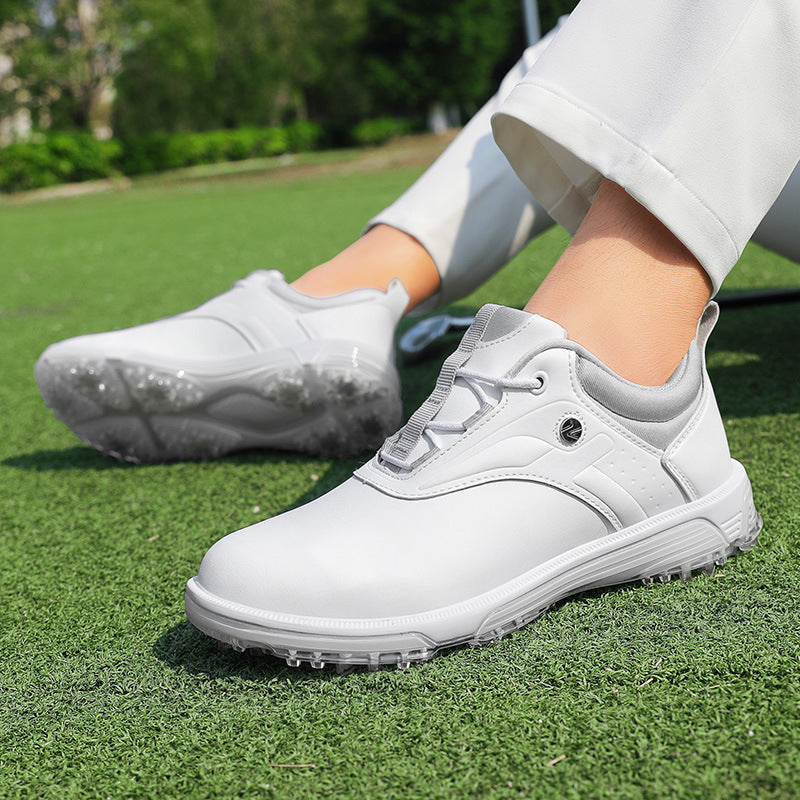 Men's & Women's Golf Shoes with Rotating Buckle | Waterproof Spike less Sneakers | Dedicated Golf & Casual Footwear | X13