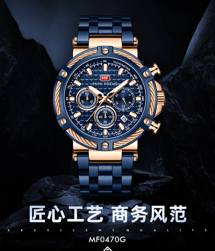 Mini focus shop blue watch