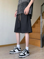 Men's Lightweight Waffle-Knit Lounge Shorts – Loose Fit Quick-Dry Athletic Shorts with Drawstring Waist for Summer | DK34