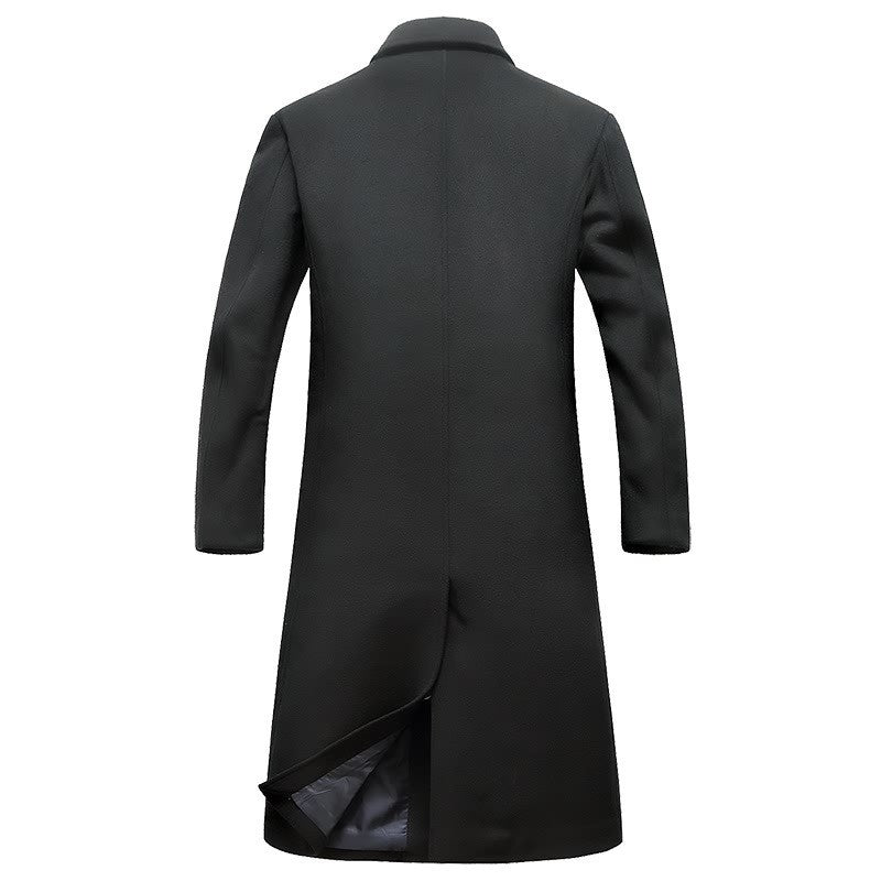 Men's Wool Overcoat Long | Classic British Winter Coat | Warm Outerwear UK | 8511