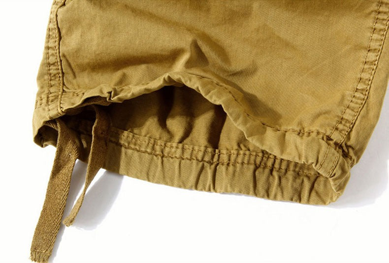 Pantaloncini cargo lunghi da uomo nuovi, pantaloni casual sotto il ginocchio | 5820 