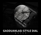 Men's Wristwatch Military Army Square Big Dial Watch Sports Leather Strap Quartz Watch | 3364