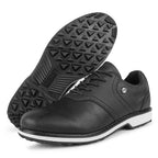 Thestron K05 Men's Brogue Style Golf Shoes | Water-Resistant Leather Spikeless Shoes | Business Casual Golf & Leisure Footwear | K05