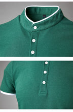 Men's Golf Business Polo Shirt Summer Short Sleeve Multi-Color Matching T-Shirt | 1031