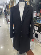 Men's Wool Overcoat Long | Classic British Winter Coat | Warm Outerwear UK | 8511