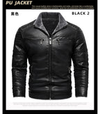Europe & The United States Winter Leather Jacket Thickened Faux Fur Plush Warmth Retro Simulation Leather Texture Jacket | KH-209