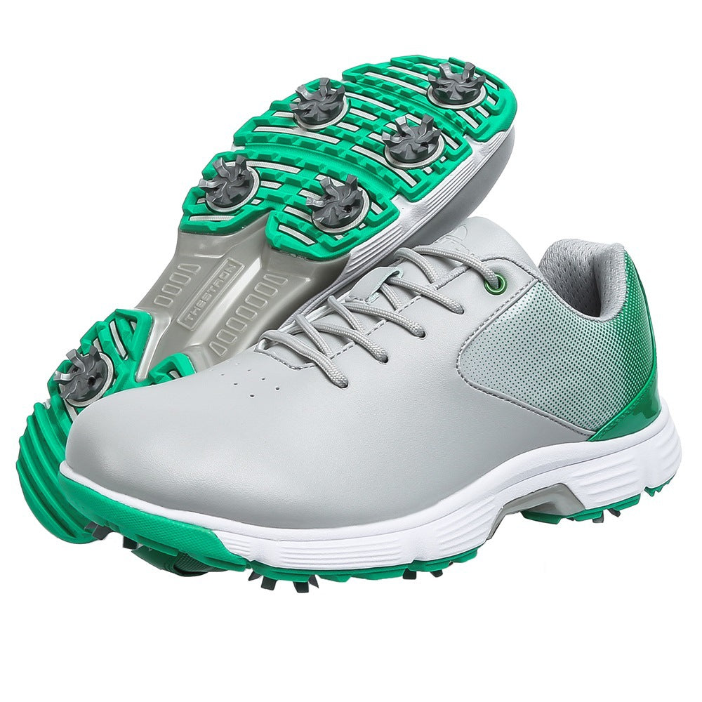 Thestron Waterproof Golf Shoes | Big Size Spiked Training Shoes | All-Weather Performance & Casual Footwear | T616