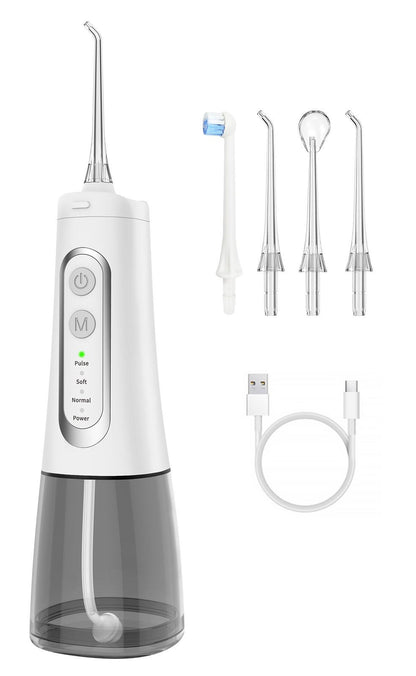 Hydropulseur dentaire portable sans fil, rechargeable et étanche, pour nettoyage des dents, irrigateur buccal, hydropulseur | 