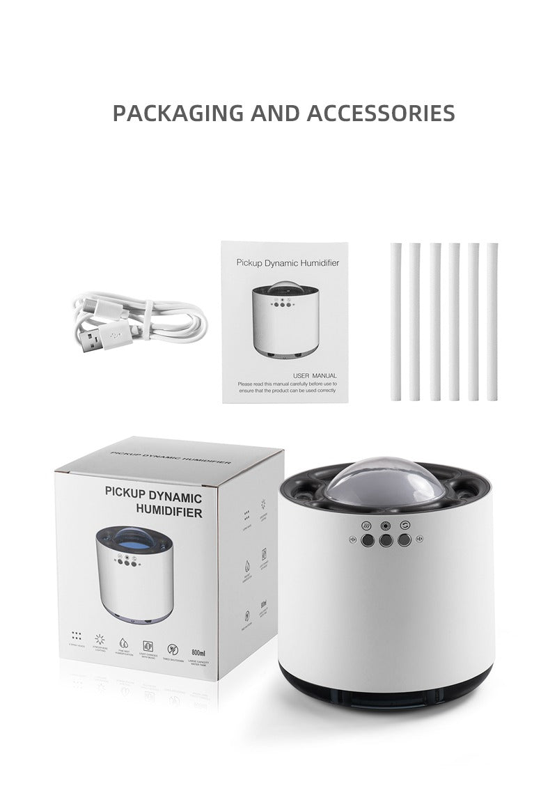 Newest Essential Oil Diffuser Humidifier Home Disco Ball Aromatherapy Diffuser with Cool Mist & LED Lights | 262