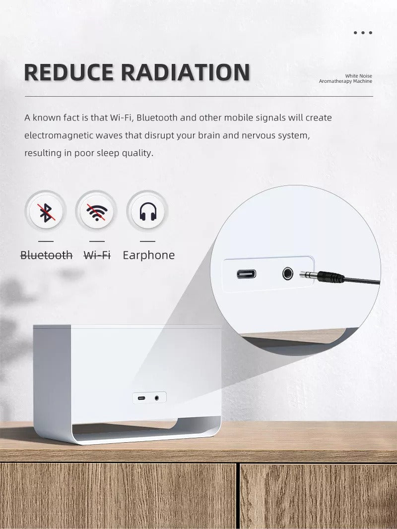 New Fancy Design 200ml Baby Care Sleeping Simulation 3d Fire Lamp Flame White Noise USB Music Essential Oil Diffuser | VR-WN03