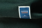 Men's Quarter-Zip Cotton Pullover Sweater – Solid Knit Mock Neck Polo | ZSW-03