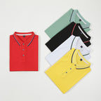 Men's Short-Sleeved Lapel Golf Polo Shirt Quick Dry & Embroidered Design T-Shirt | SG2316