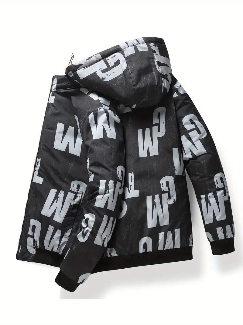 Men's Hooded Puffer Jacket Casual Regular Fit Winter Coat Down Jacket | 2021/TL