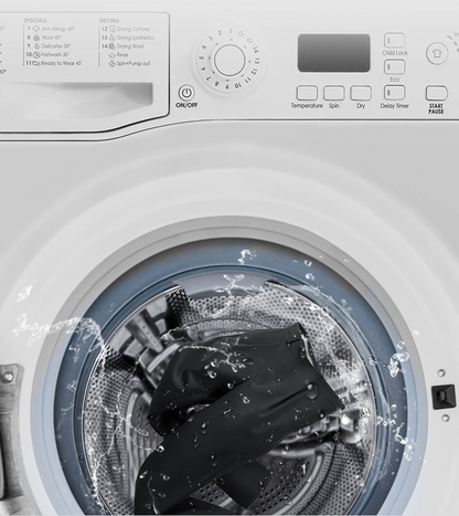 LUOHAO Men's 100% Wool Dress Trousers | Machine-Washable Business Suit Pants | Premium Straight Fit Office Trousers | LKM9901