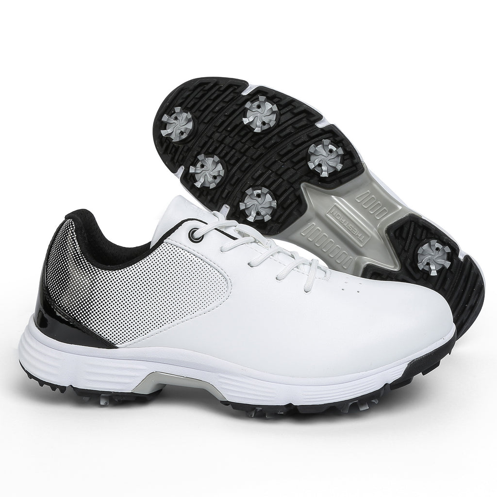 Thestron Waterproof Golf Shoes | Big Size Spiked Training Shoes | All-Weather Performance & Casual Footwear | T616