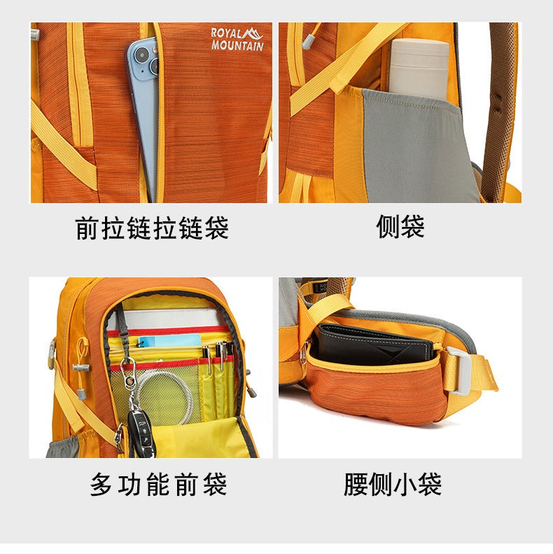 Royal Mountain 40L Hiking Backpack – Waterproof Outdoor Travel & Cycling Rucksack with Back Support  | 1787