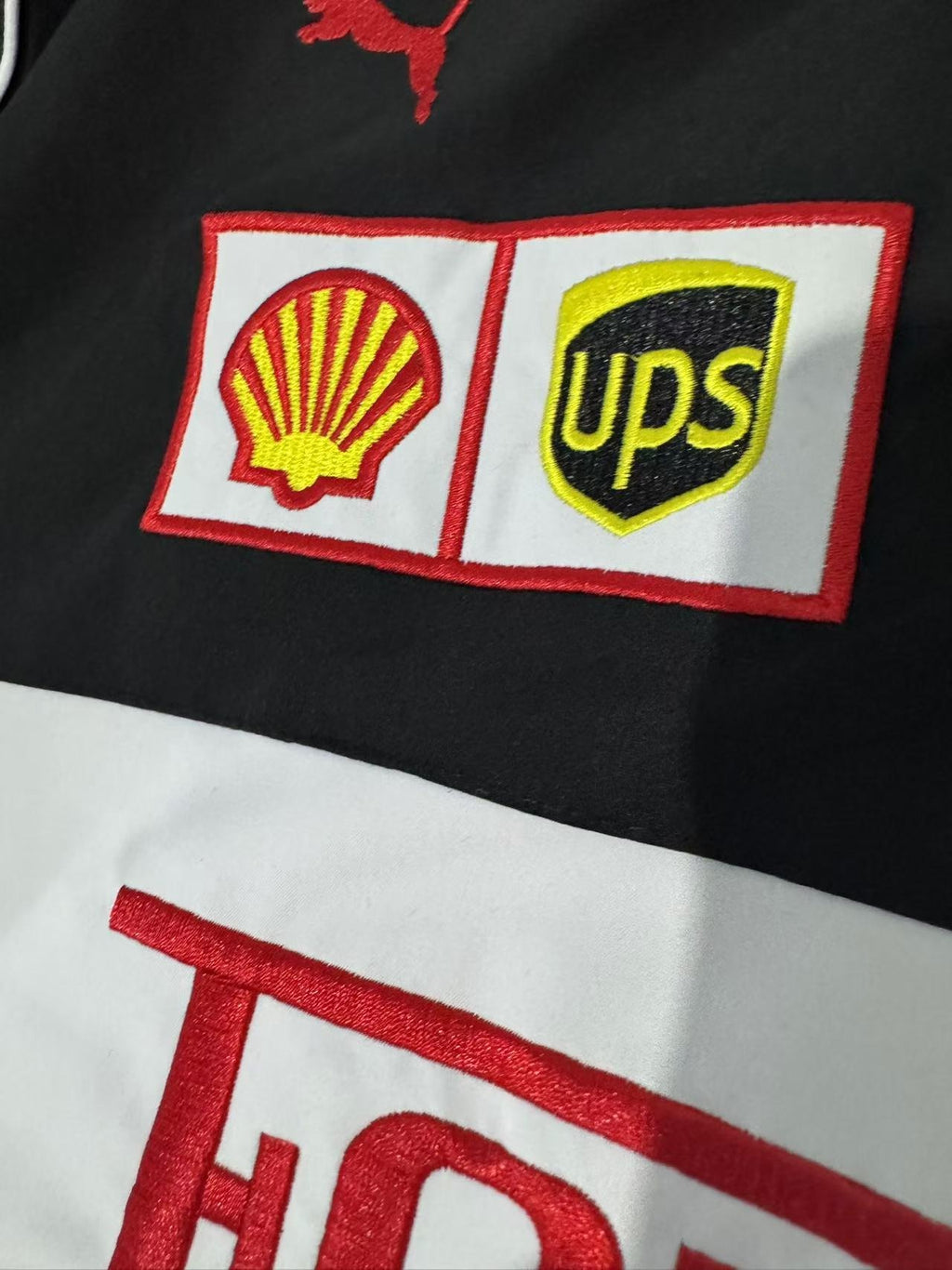 F1 Ferrari Embroidered Racing Suit Jacket Retro Style Motorcycle Riding Jack Daniel Jacket for Spring & Autumn