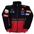 F1 Mercedes-Benz Full Embroidery Racing Jacket | Official Team Style Moto Jacket for Street & Track | BZ08