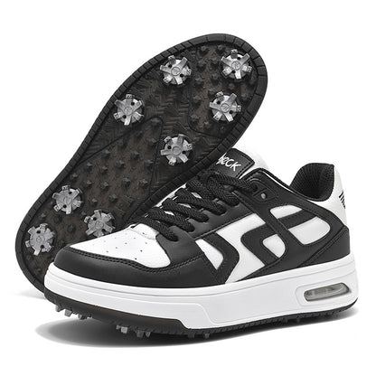 Unisex Waterproof Anti-slip Golf Shoes Professional Spiked Sneakers Athletic Casual Trainers| X73