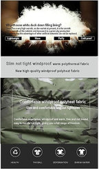 Men's Winter Down Jacket Warm Hoodie Duck Ski Suits Hooded Parkas Down Coat | 817