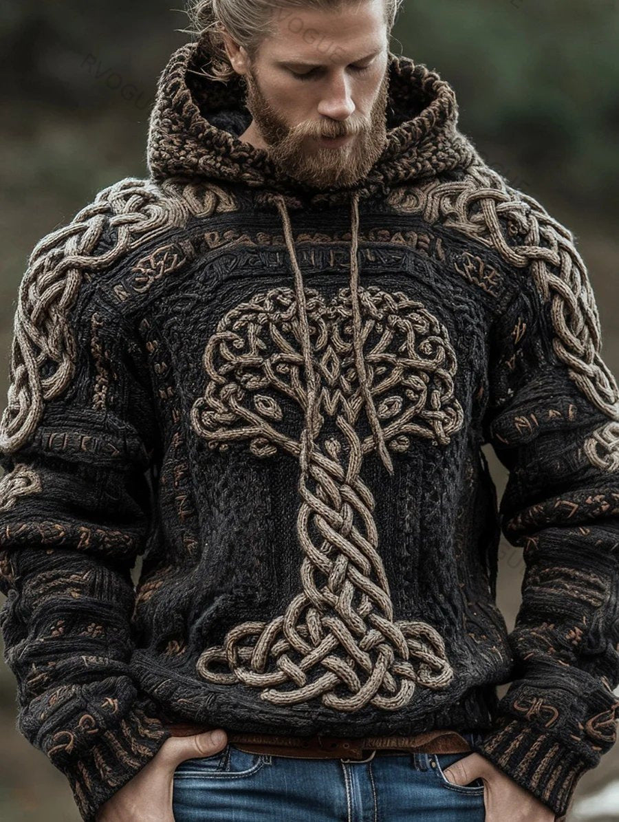 3D Digital Print Hooded Sweatshirt | Unisex Oversized Pullover