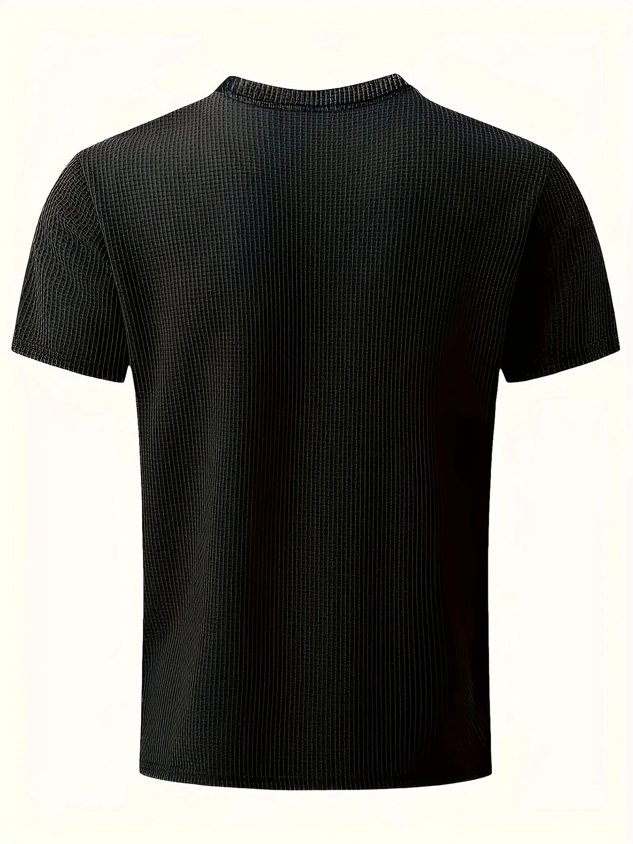 Men's Bamboo Stripe Short Sleeve T-Shirt Breathable, Stretchy Summer Casual Wear | 115 CSF