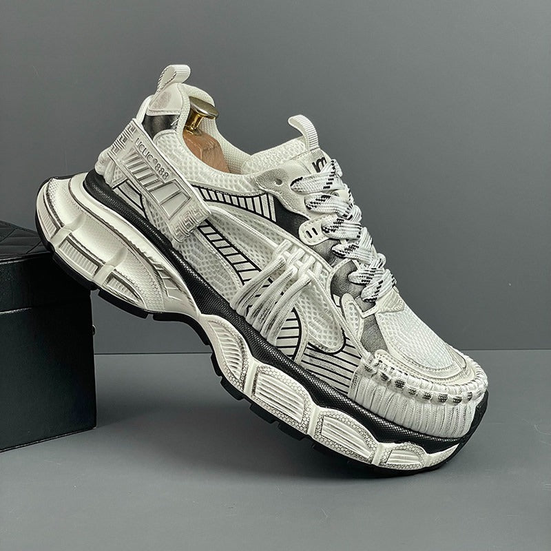 Men's Height-Increasing Breathable Casual Sports Shoes | Trendy Trainers Outdoor Sneakers