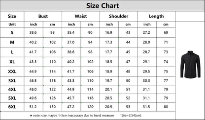 Men's Long-sleeved Business Casual Stretchable Shirt Solid Color Slim Non Iron Stretchy Dress Shirts