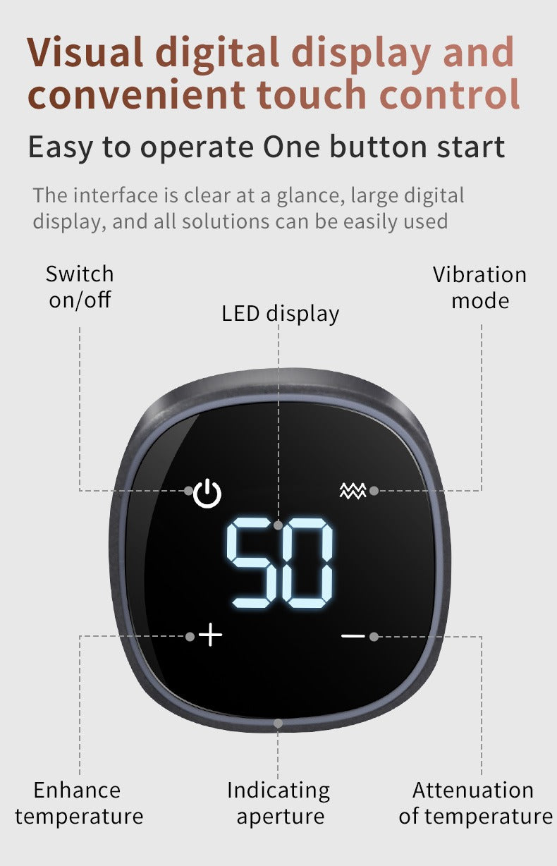 Heated Knee Brace Wrap Cordless Knee Massager with Heat & Vibration for Pain Relief Arthritis leg & knee massager | YC-906B
