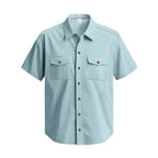 Men's Heavyweight Corduroy-Texture Work Shirt - 2025 Summer Relaxed Fit Casual Top | YH-OB20