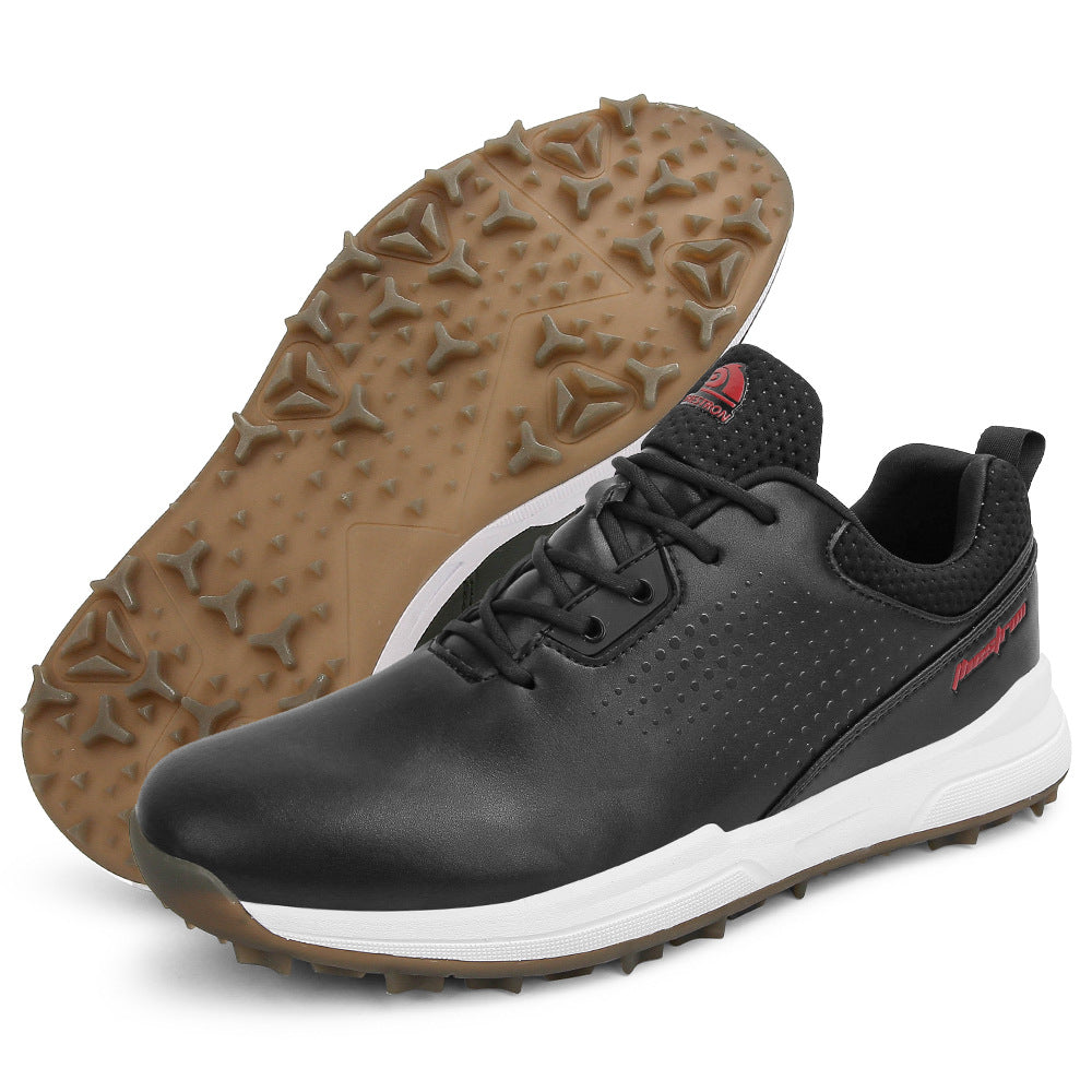 Thestron Men's Big Size Golf Shoes | Spikeless Training Shoes UK 6-13 | All-Season Casual Golf Sneakers | 2001