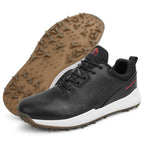 Thestron Men's Big Size Golf Shoes | Spikeless Training Shoes UK 6-13 | All-Season Casual Golf Sneakers | 2001