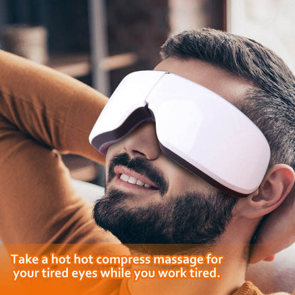 Eye Care Massage Equipment Improve Sleep Relieve Eye Fatigue Wireless Smart Eye Massager With Heat Compression Electric Eye Massager | 10S-C