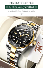Men's Premium Stainless Steel Band Quartz Watch with Calendar Fashion Wristwatch | OLEVS5885