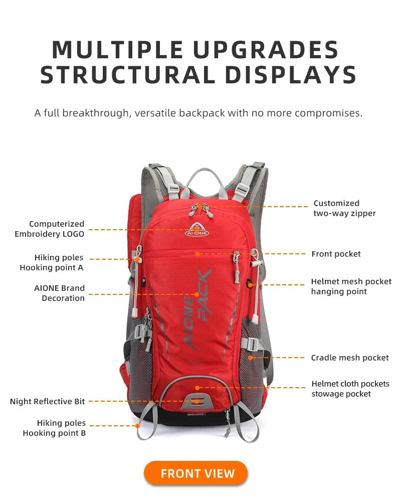 Unisex Small All-in-One Versatile Bag pack For Men & Women Hiking 25L | KA-2353