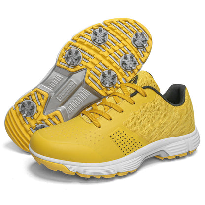 THESTRON Men's Big Size Waterproof Golf Shoes | Spiked Athletic Sneakers Size US 7-15 | T615