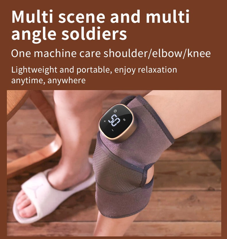 Heated Knee Brace Wrap Cordless Knee Massager with Heat & Vibration for Pain Relief Arthritis leg & knee massager | YC-906B