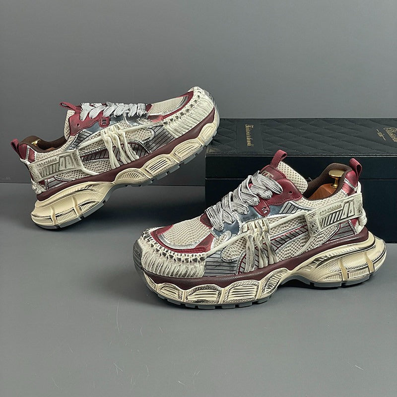 Men's Height-Increasing Breathable Casual Sports Shoes | Trendy Trainers Outdoor Sneakers