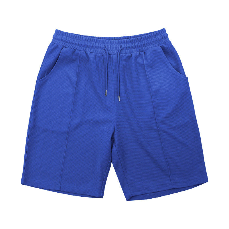 Men's Waffle Texture Lounge Set - 2025 Spring Summer Casual Two-Piece Outfit | CY20