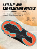 Men's Steel Toe Safety Boots: Anti-Smash & Anti-Puncture Kevlar Sole Protection Safety Boots | 7928