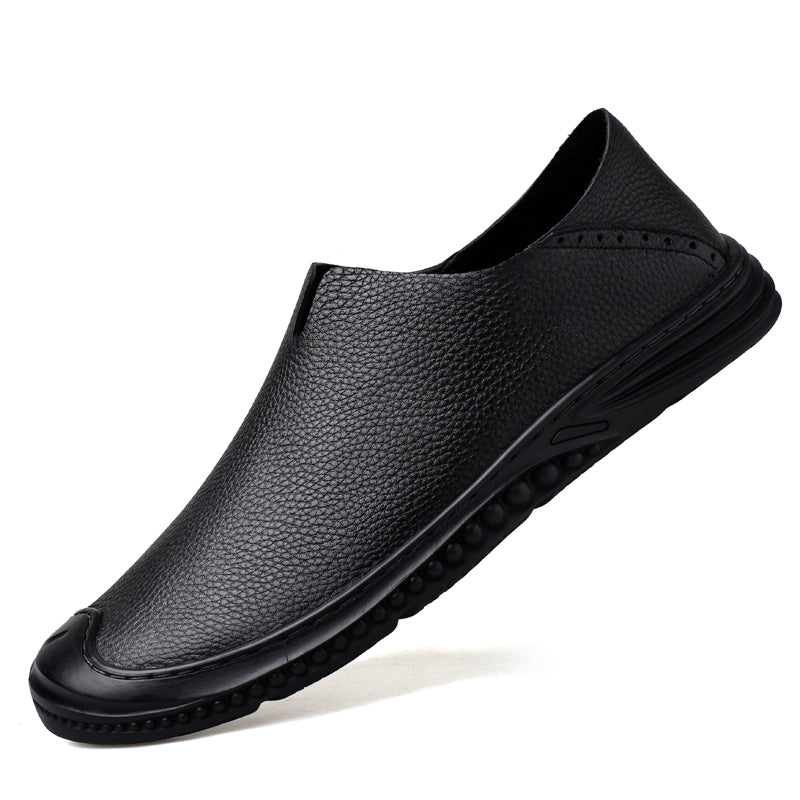 Mocassini da uomo, scarpe casual da passeggio, mocassini slip-on in pelle | 2219 