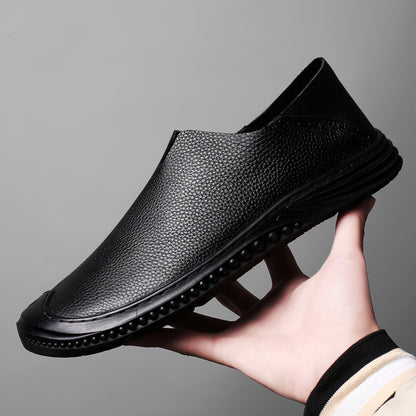 Mocassini da uomo, scarpe casual da passeggio, mocassini slip-on in pelle | 2219 