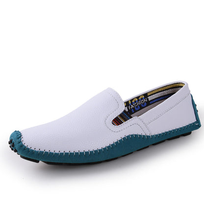 Men Hand-Stitched Urban Chic Slip On Loafers Drive Walking Shoes | 9898