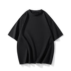 Men’s Heavyweight Cotton T-Shirt – Summer Casual Loose Fit, Solid Color Short Sleeve | BT1014