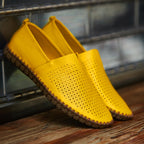 Men’s Genuine Leather Handmade Casual Shoes – Extra Large Sizes 38–50 | Breathable or Solid Upper Options | 955-1