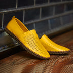 Men’s Genuine Leather Handmade Casual Shoes – Extra Large Sizes 38–50 | Breathable or Solid Upper Options | 955-1