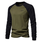 Men's Pullover T-shirts Long Sleeve Round Neck Casual T Shirts | TS2017