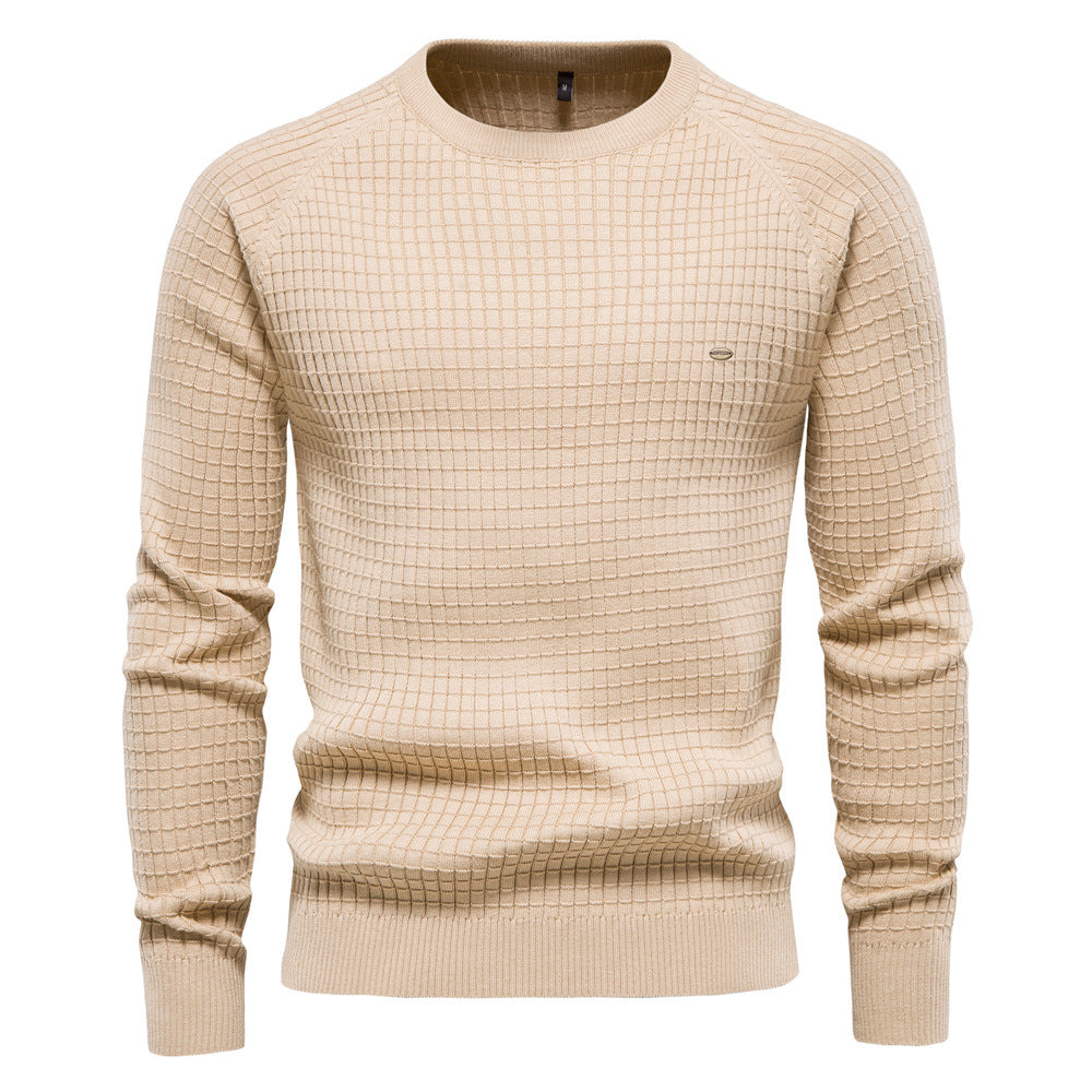 Maglione da uomo casual pullover tinta unita manica lunga slim fit maglia maglione | SW68 