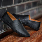 Men’s Genuine Leather Handmade Casual Shoes – Extra Large Sizes 38–50 | Breathable or Solid Upper Options | 955-1